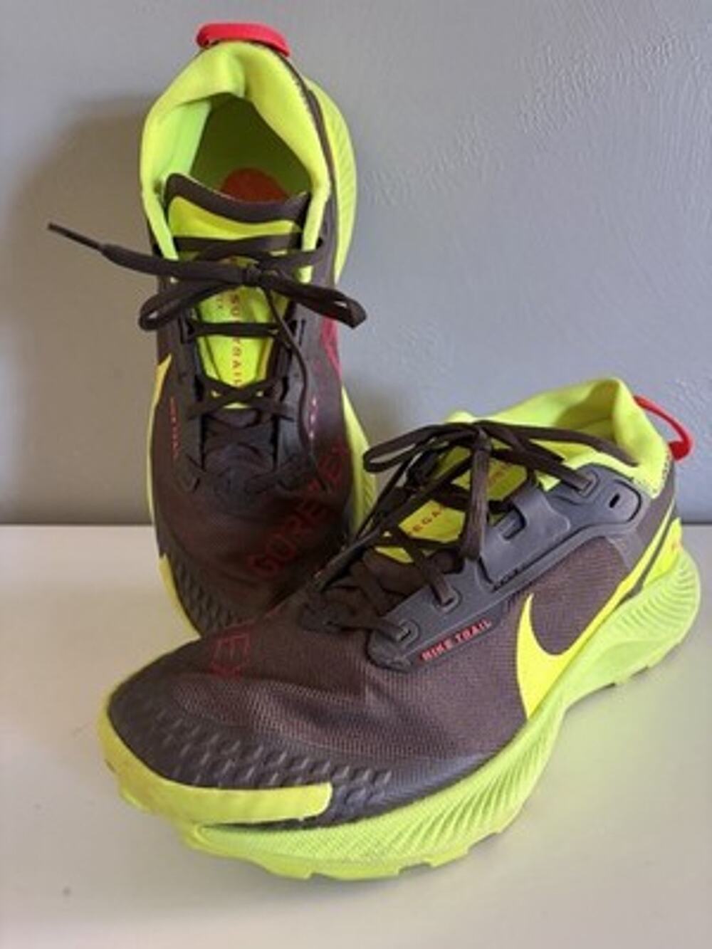 Nike Zoom Pegasus Trail 3 GTX ‘Dark Chocolate Volt’ DO6728 200 Size 9.5 (0221)